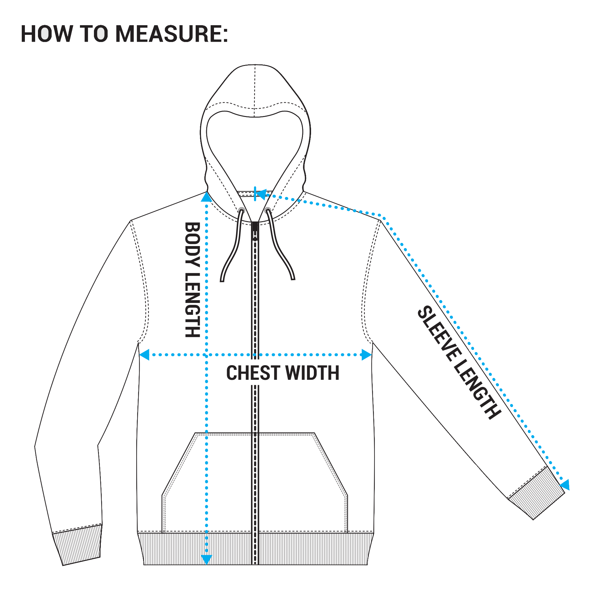 Hoodie sizing sales