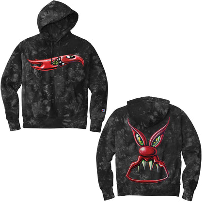 Hot Wheels x Kenny Scharf Black Tie Dye Hoodie