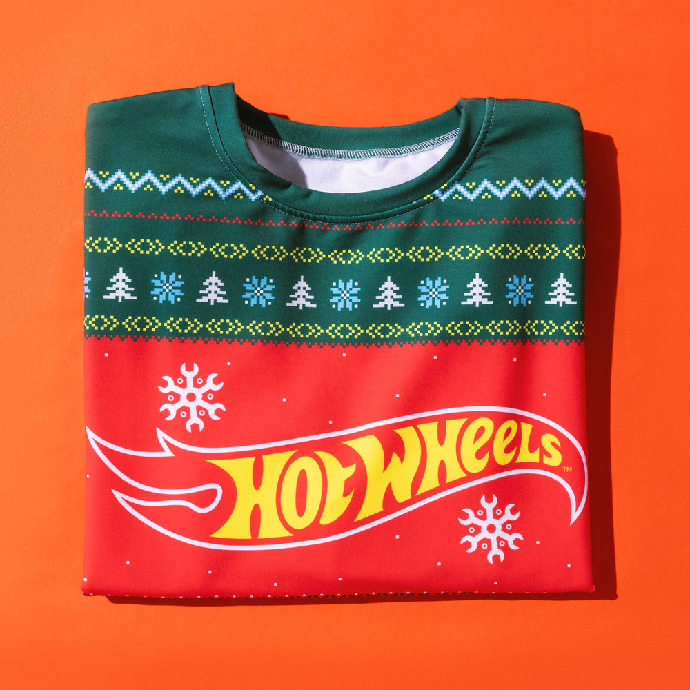 Hot Wheels All-over Winter Print Unisex Sweatshirt