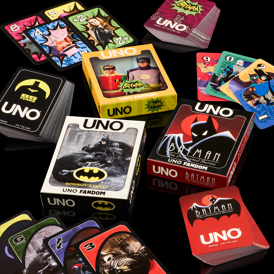 UNO Fandom Batman Classic TV Series Deck