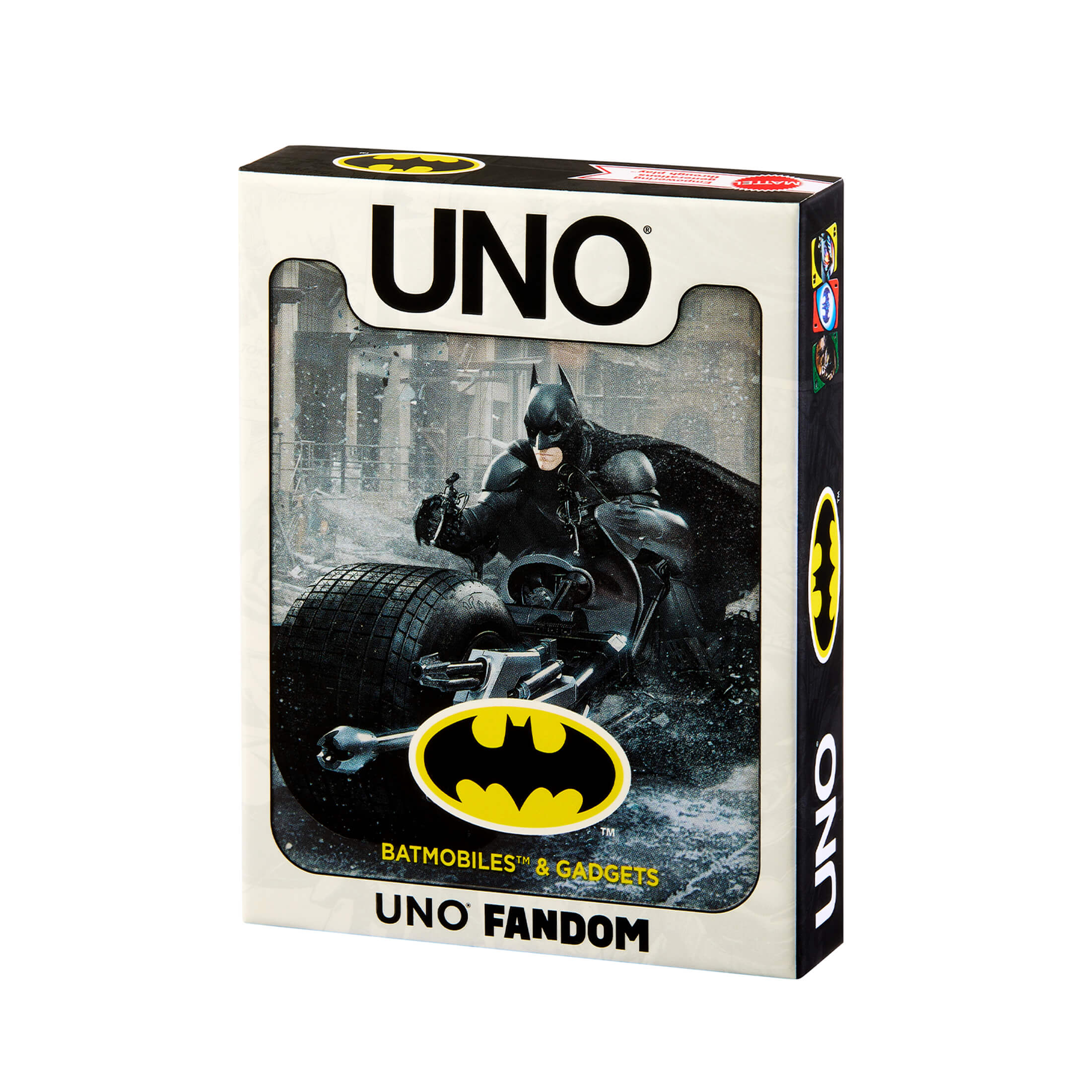 UNO Fandom Batman: Batmobiles & Gadgets Deck