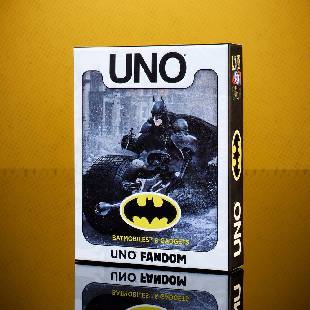 UNO Fandom Batman: Batmobiles & Gadgets Deck