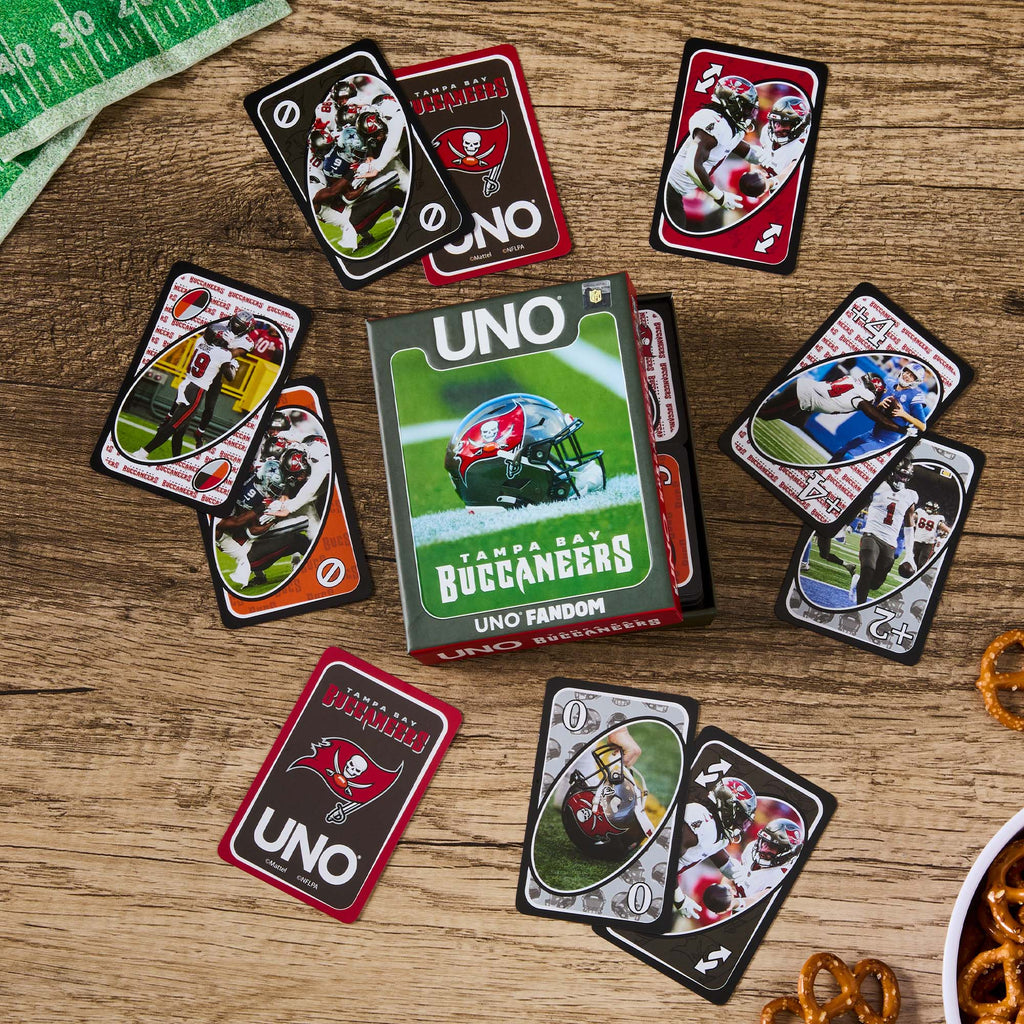 Uno Fan UNO Fandom NFL Tampa Bay Buccaneers Game Deck | Mattel Creations