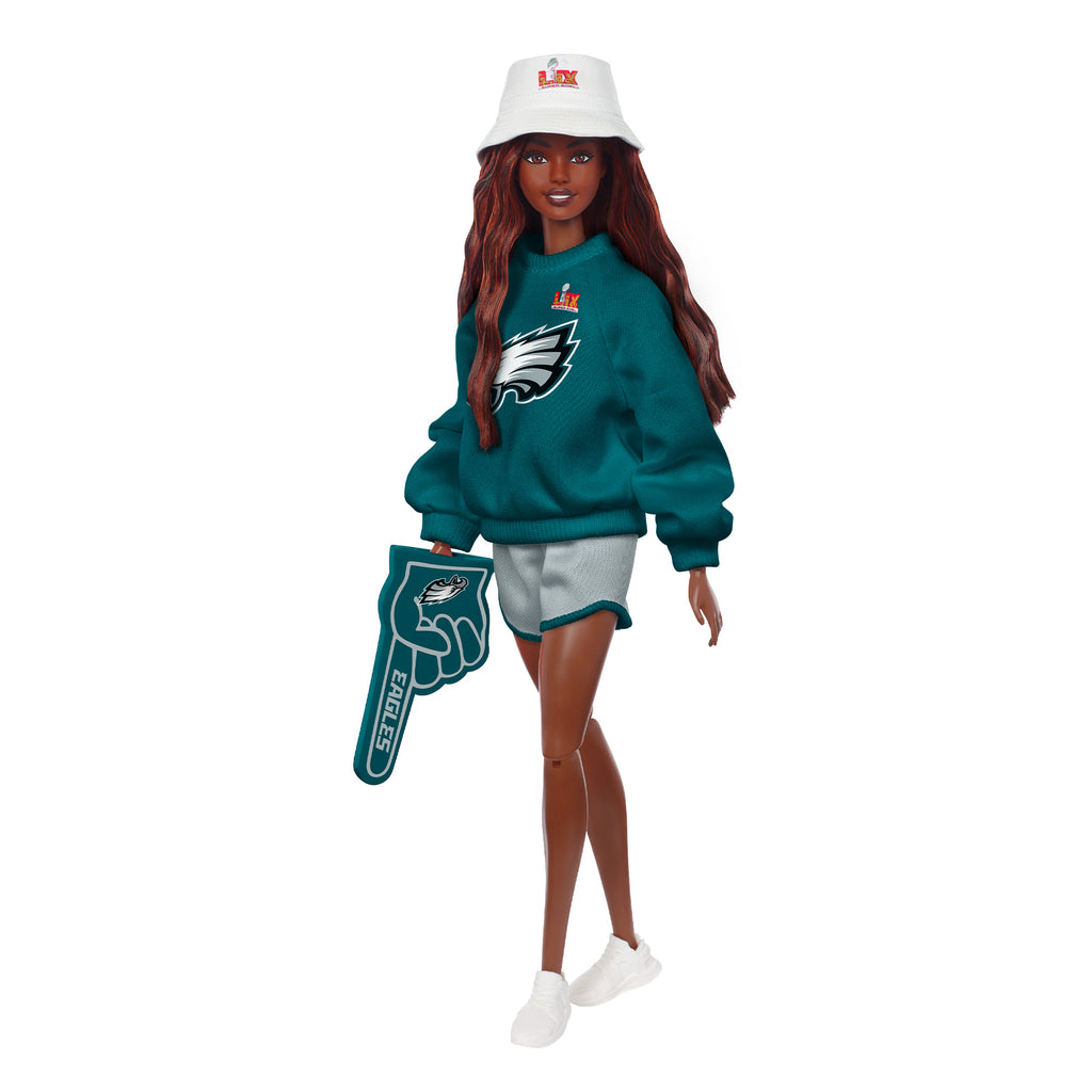 super bowl barbie mattel