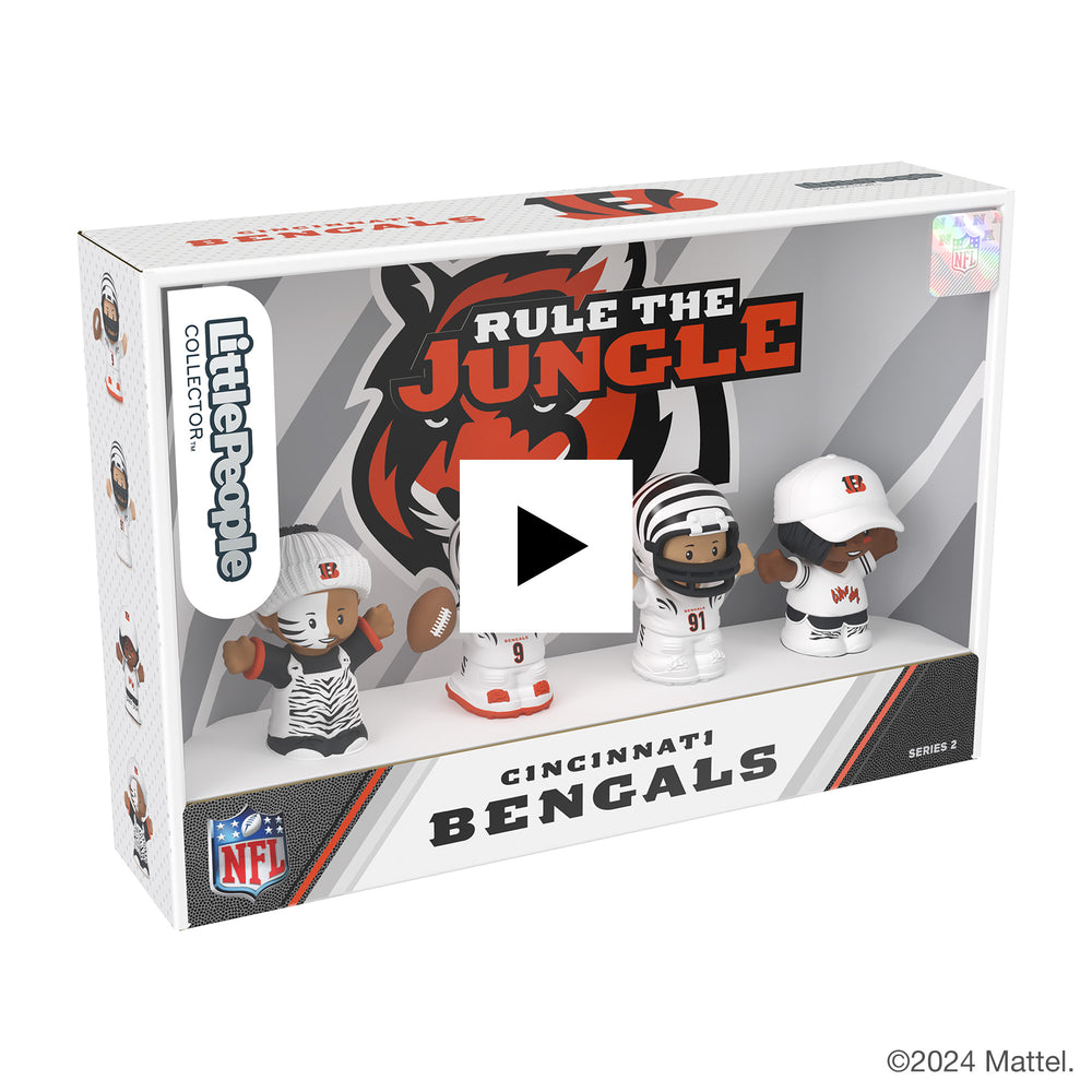 Little People Collector Cincinnati Bengals Alternate Jersey Figure Set