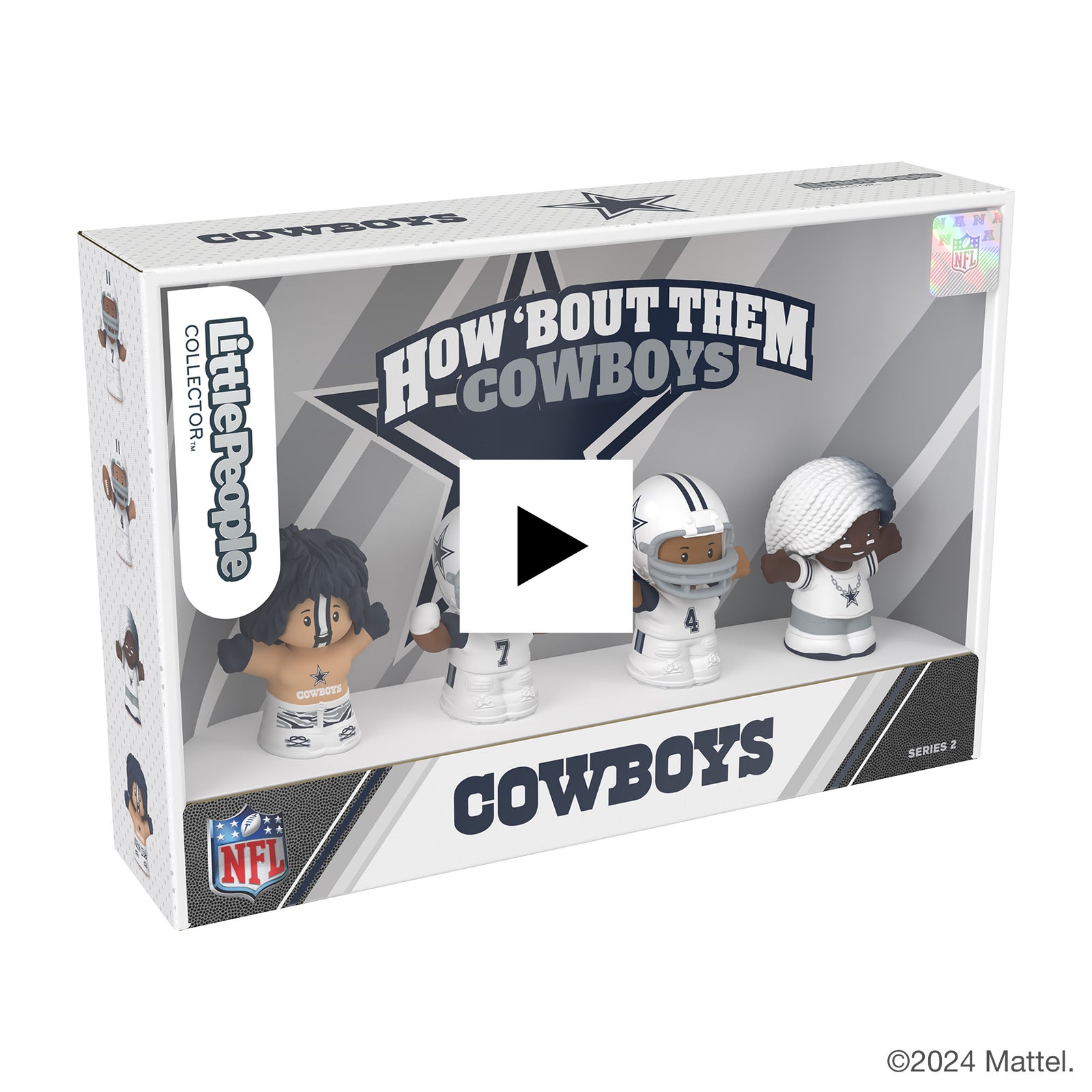 Little People Collector Dallas Cowboys Alternate Jersey Figure Set