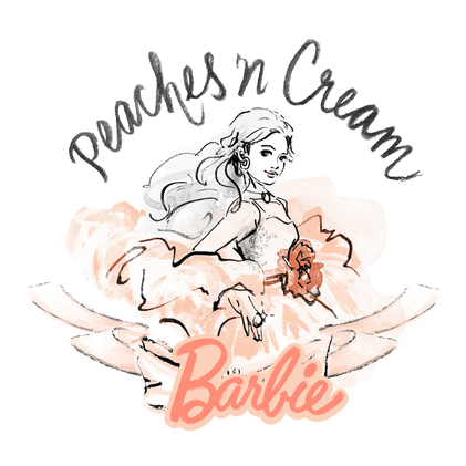 Barbie Peaches 'n Cream Mauve Hoodie