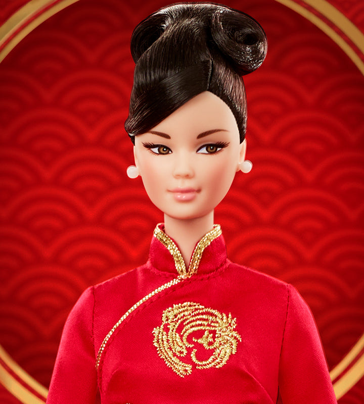 Barbie LUNAR NEW YEAR nouvel an chinois 2022 Mattel HJX03 GUO PEI monde ASIE Barbie LUNAR NEW YEAR nouvel an chinois 2022 Mattel HJX03 GUO PEI monde ASIE
