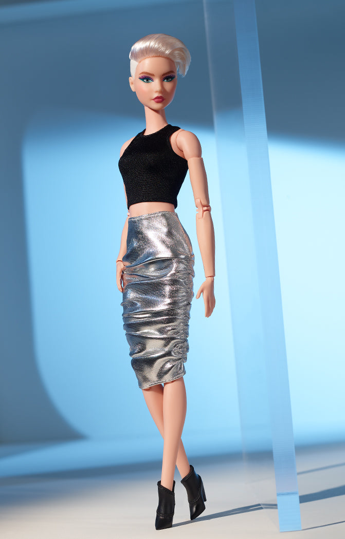 Barbie Silkstone the MERMAID relookée 2 tenues Runway Collection OOAK Barbie Silkstone the MERMAID relookée 2 tenues Runway Collection OOAK