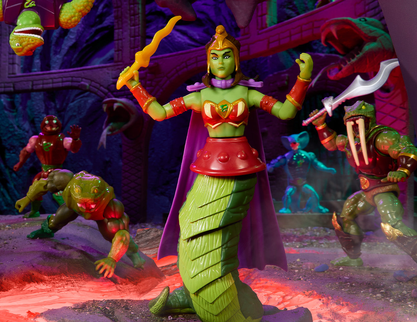 Slithe Action Figure Masters of the Universe Origins Lady Slither Action Figure | Mattel ...