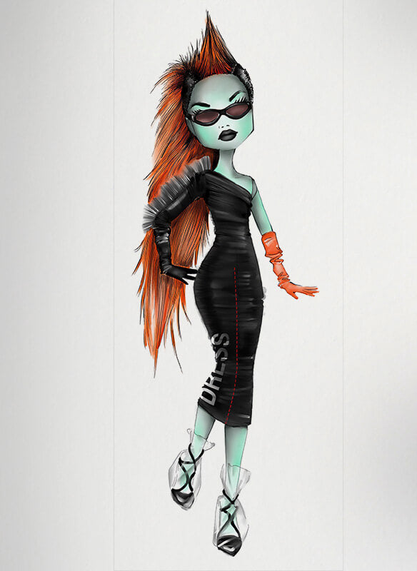 Monster High Off-White™ Collaboration | Mattel Creations