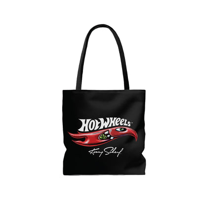 Hot Wheels x Kenny Scharf Black Tote Bag