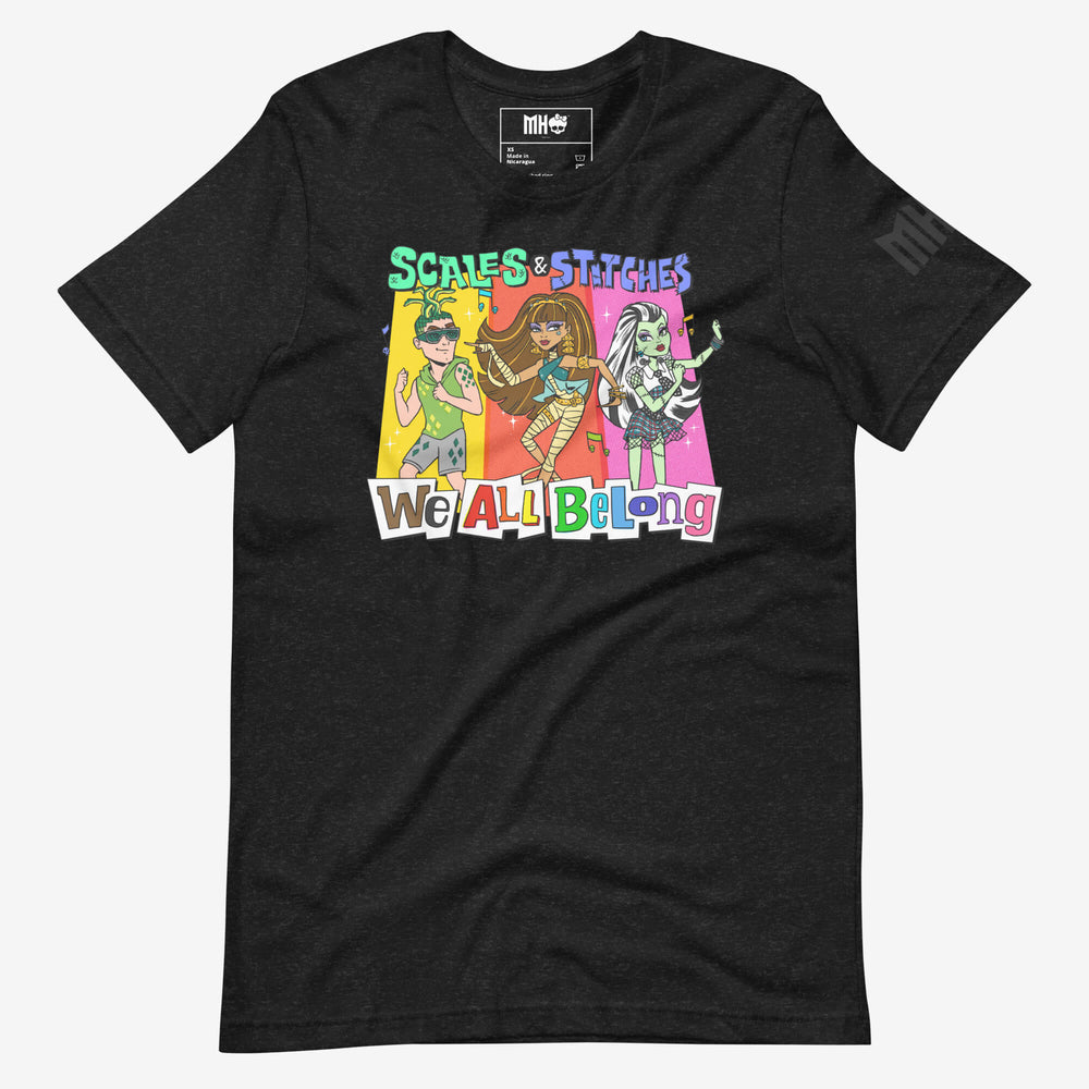 Monster High Pride Dance T-Shirt - Black (Cheyne Gallarde)