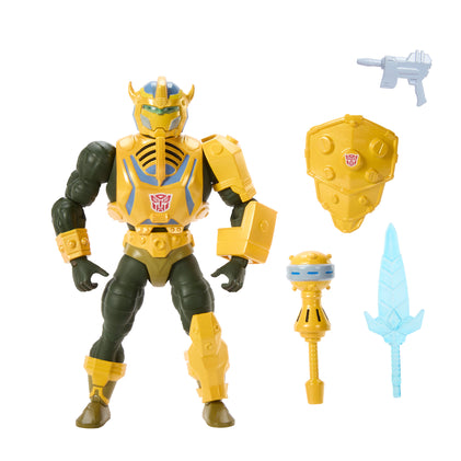 Masters of the Universe x Transformers Bumblebee Armor Man-At-Arms Action Figure
