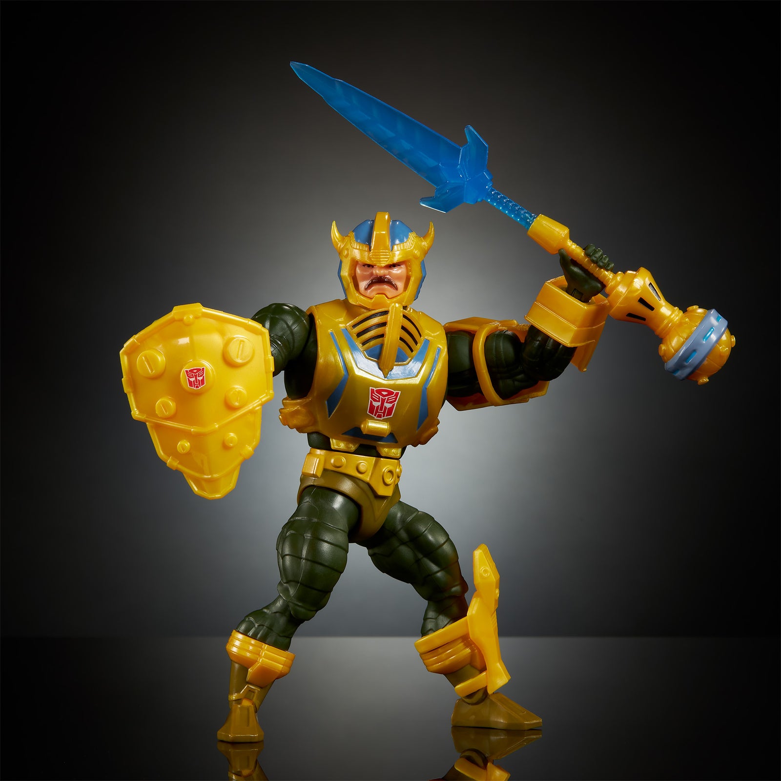 Masters of the Universe x Transformers Bumblebee Armor Man-At-Arms Action Figure