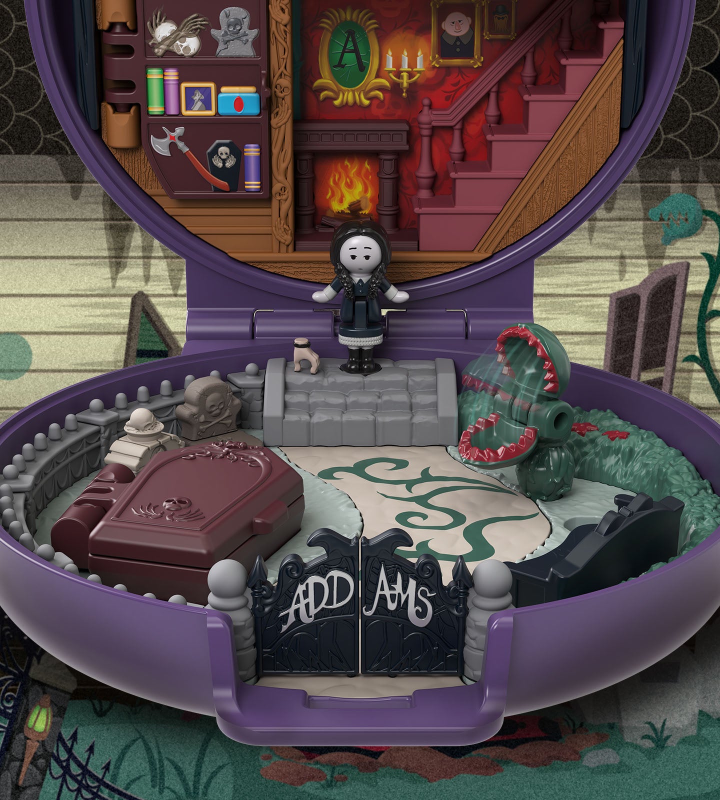 Polly Pocket Collector The Addams Family Compact 2024