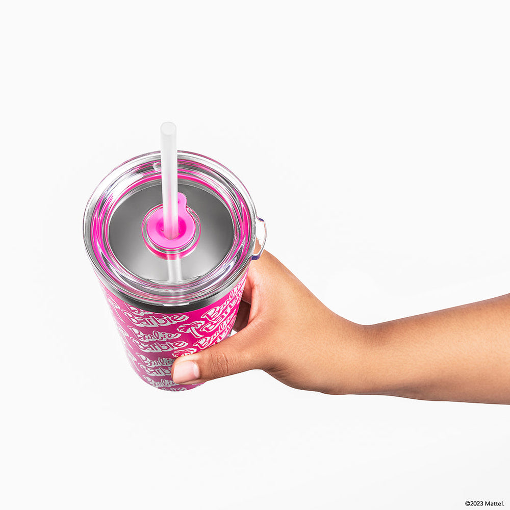 Barbie tumblers 22 oz. Matte Pastel w/ lid & straw | Pink, Black, Barbie  Acrylic