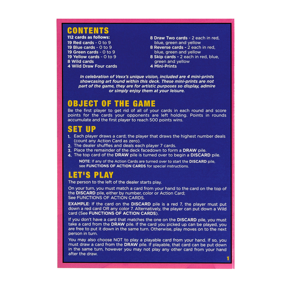 UNO Artiste Vexx Deck