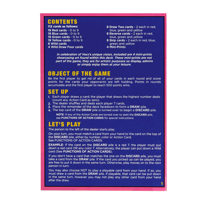 UNO Artiste Vexx Deck