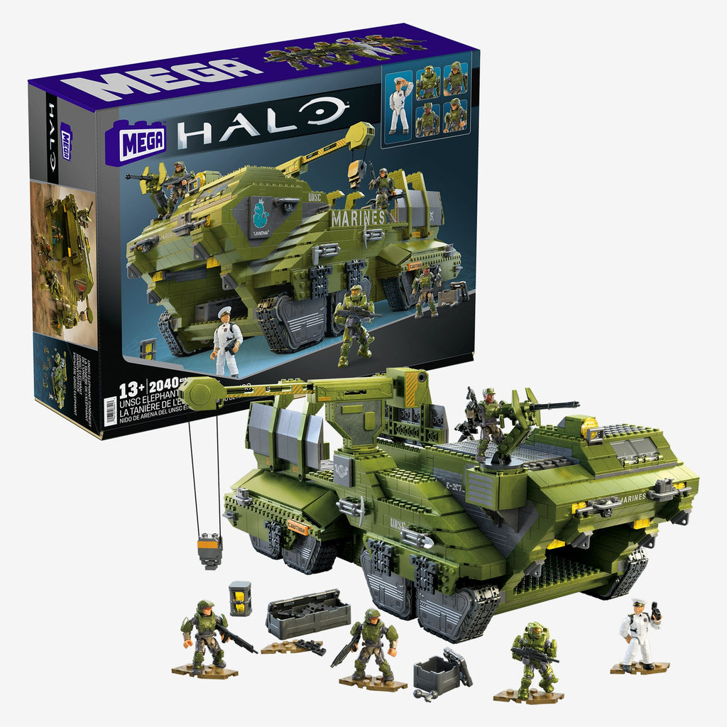 MEGA Halo UNSC Elephant Sandnest Building Kit | Mattel Creations
