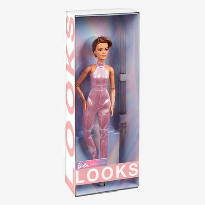 Barbie Looks Doll #22 (Petite, Short Auburn Hair)