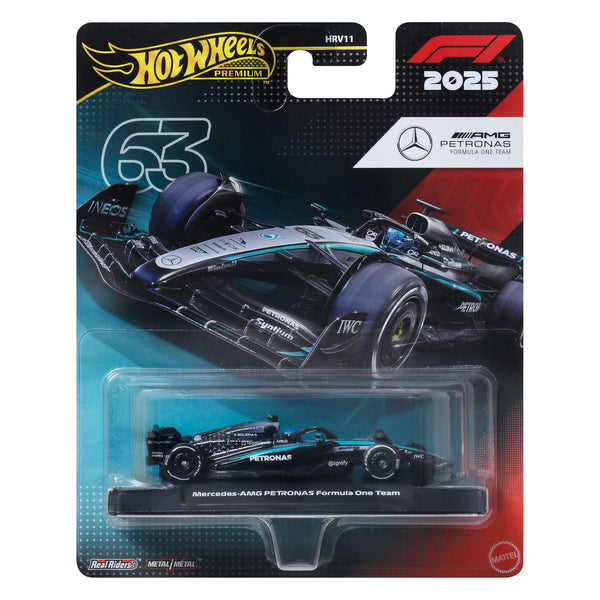 Hot Wheels Premium Mercedes-AMG PETRONAS Formula 1® Team #63