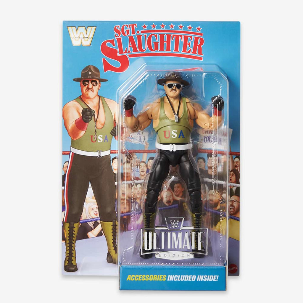 WWE Ultimate Edition Sgt. Slaughter action figure – Mattel Creations