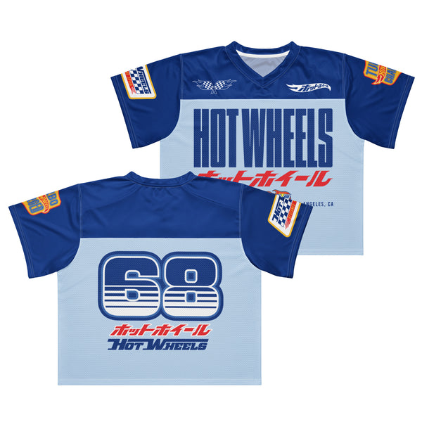 Hot Wheels キャップ Tシャツ セット Hot Wheels in Katakana Blue Boxy Jersey | Mattel Creations