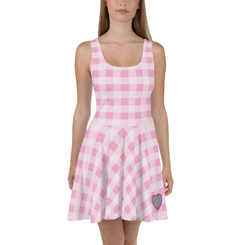 Gingham Print Dress Barbie The Movie Mattel Creations gingham-print-dress-barbie-the-movie-mattel-creations