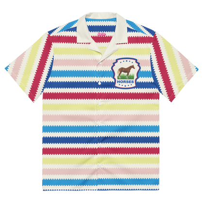 Beach Allan Button Front Shirt - Barbie the Movie