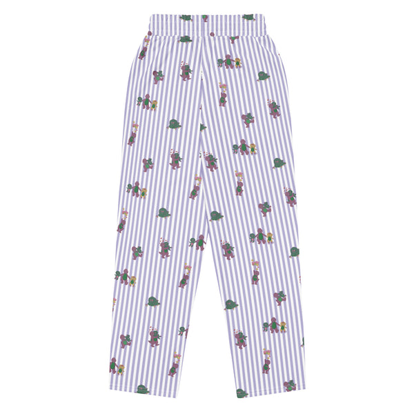 Barney ピロー セット Barney Dinosaurs Wide Leg Striped Pants | Mattel Creations