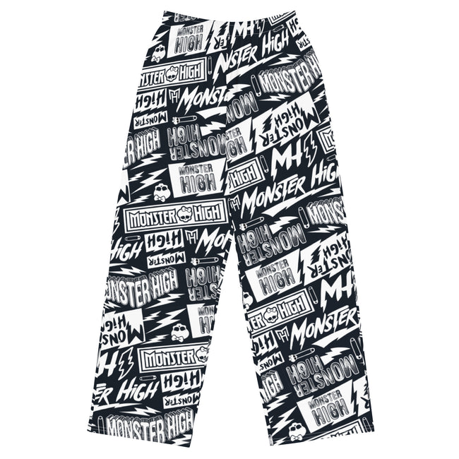 Monster High Logo Wide Leg Pants
