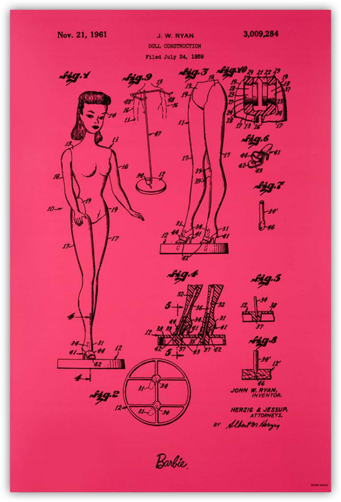 Art of Engineering Barbie® Print