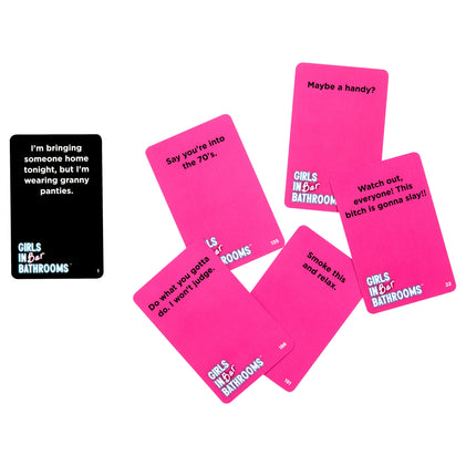Girls in Bar Bathrooms Adult Party Game