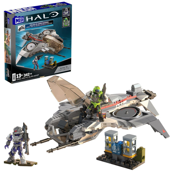MEGA Halo UNSC Arctic Burn Wasp Building Toy Kit | Mattel Creations