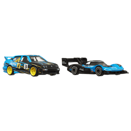 Hot Wheels Premium Car Culture 2-Pack Volkswagen Jetta MK3 & Volkswagen ID R