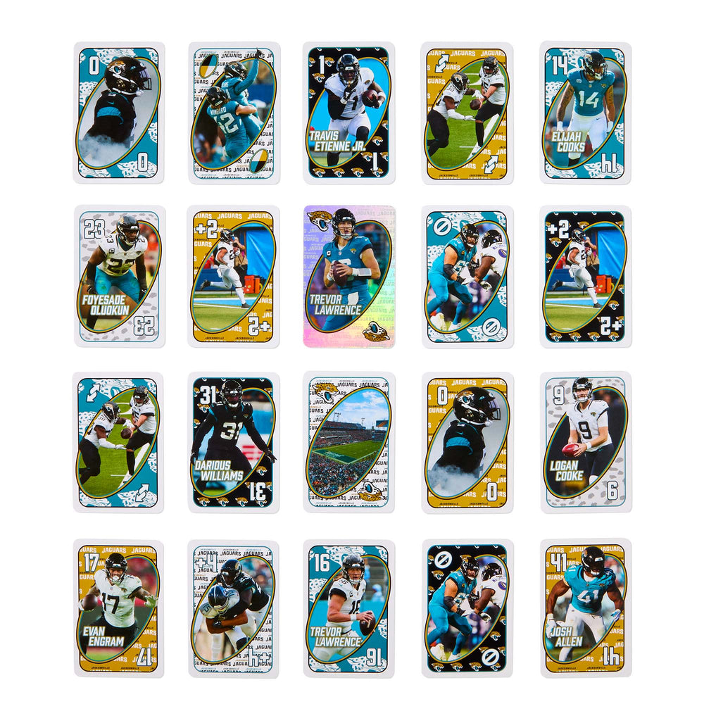 UNO Fandom NFL Jacksonville Jaguars Game Deck