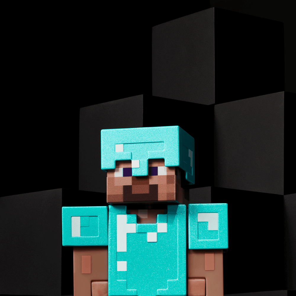 Minecraft Diamond Level Steve Collector Action Figure