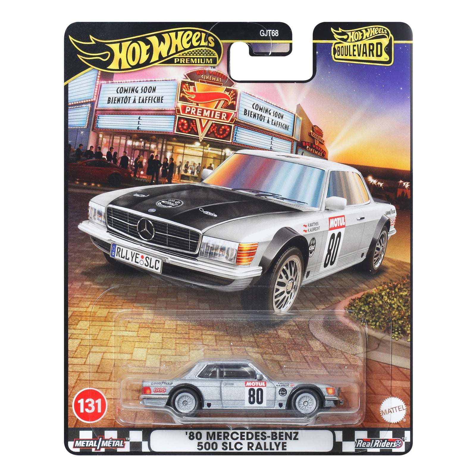 Hot Wheels Premium Boulevard '80 Mercedes-Benz 500 SLC Rallye