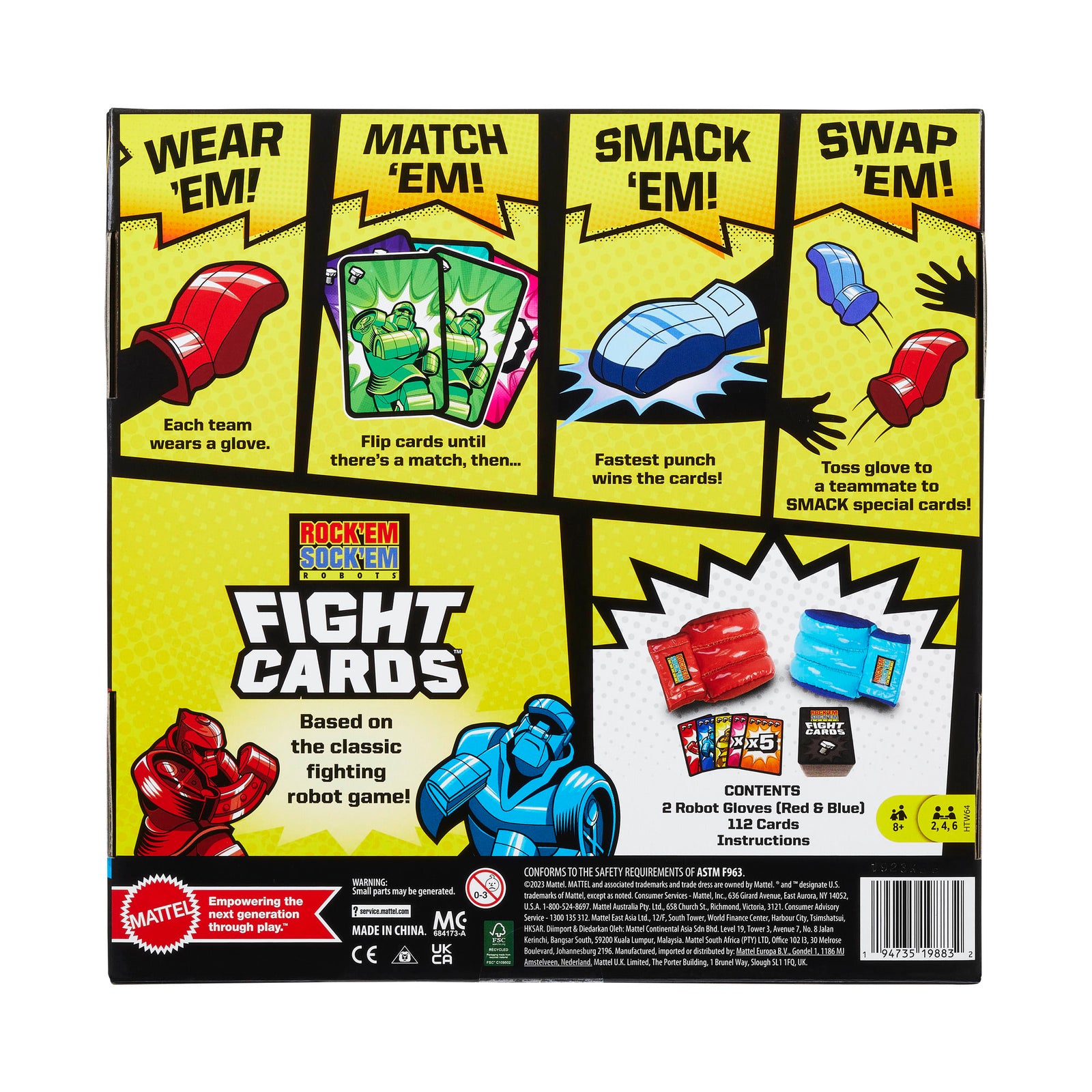 Rock ‘Em Sock ‘Em Robots Fight Cards