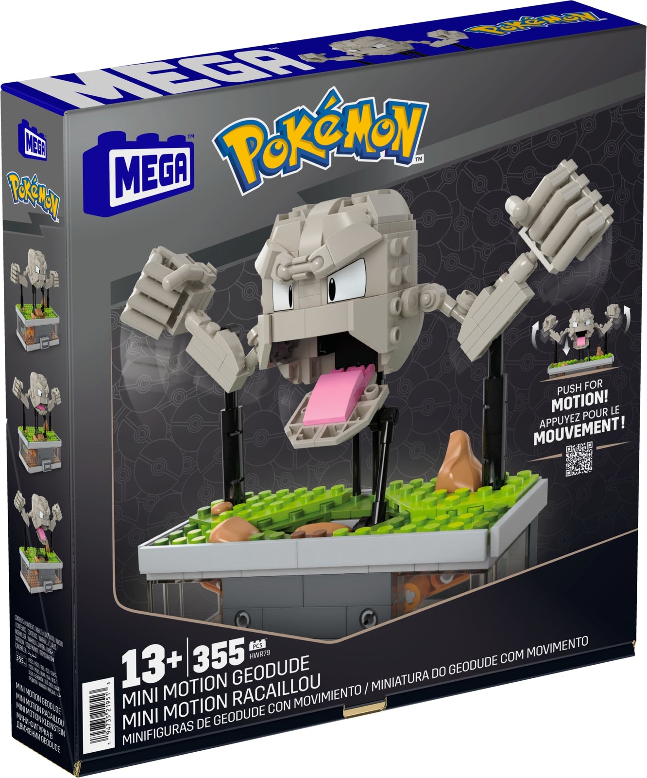 MEGA Pokémon Mini Motion Geodude Building Set