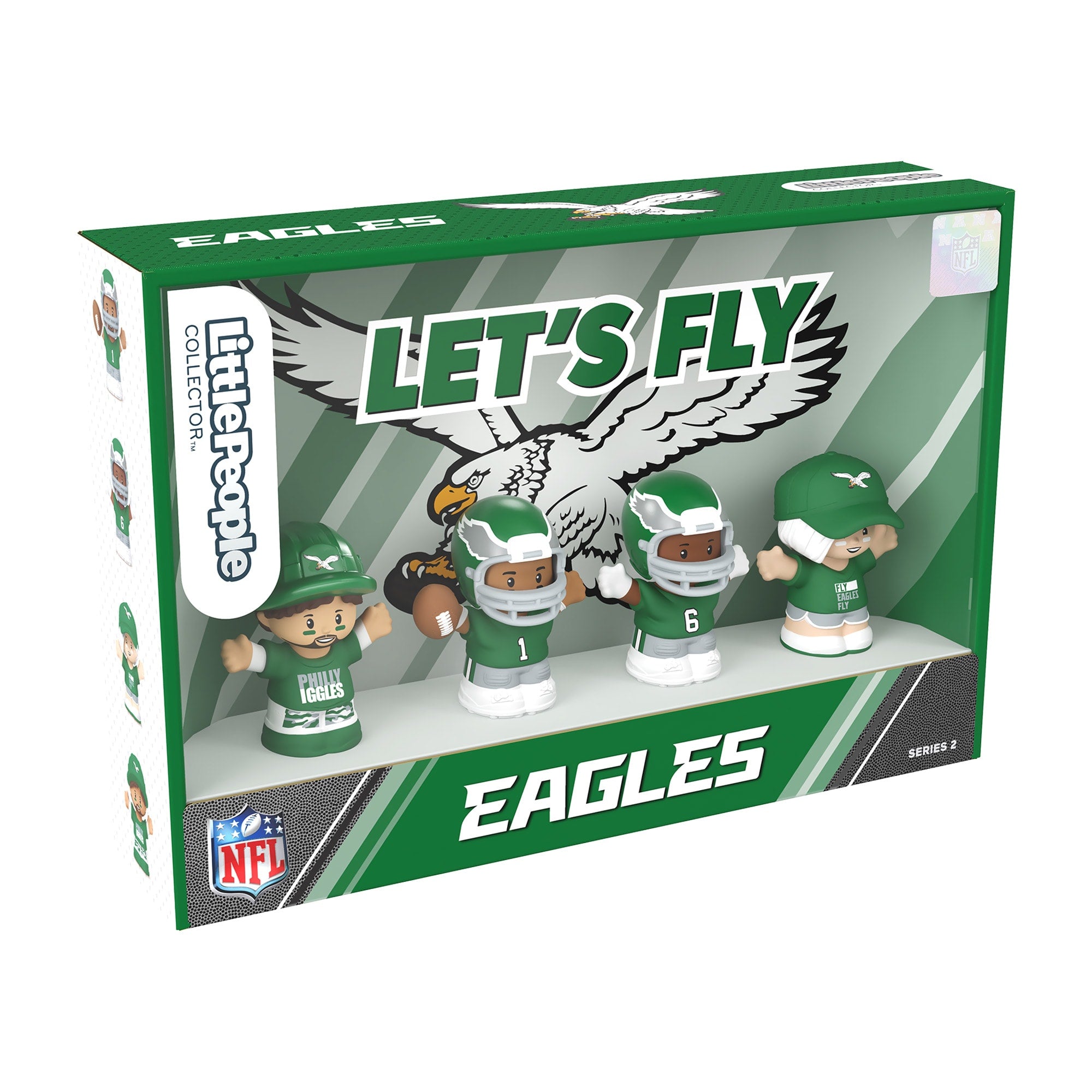 Little People Collector Philadelphia Eagles Alternate Jersey Figure Set