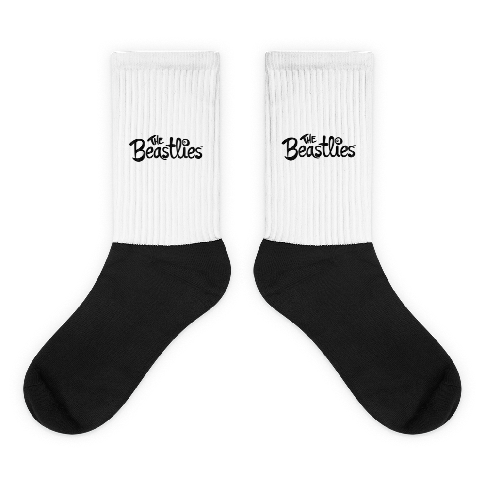 The Beastlies™ Core Logo Black and White Socks