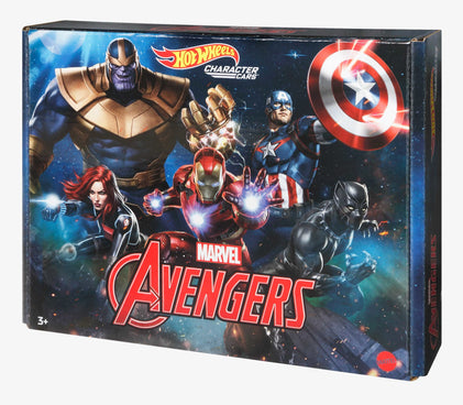 Hot Wheels Character Cars Marvel Avengers 5-Pack