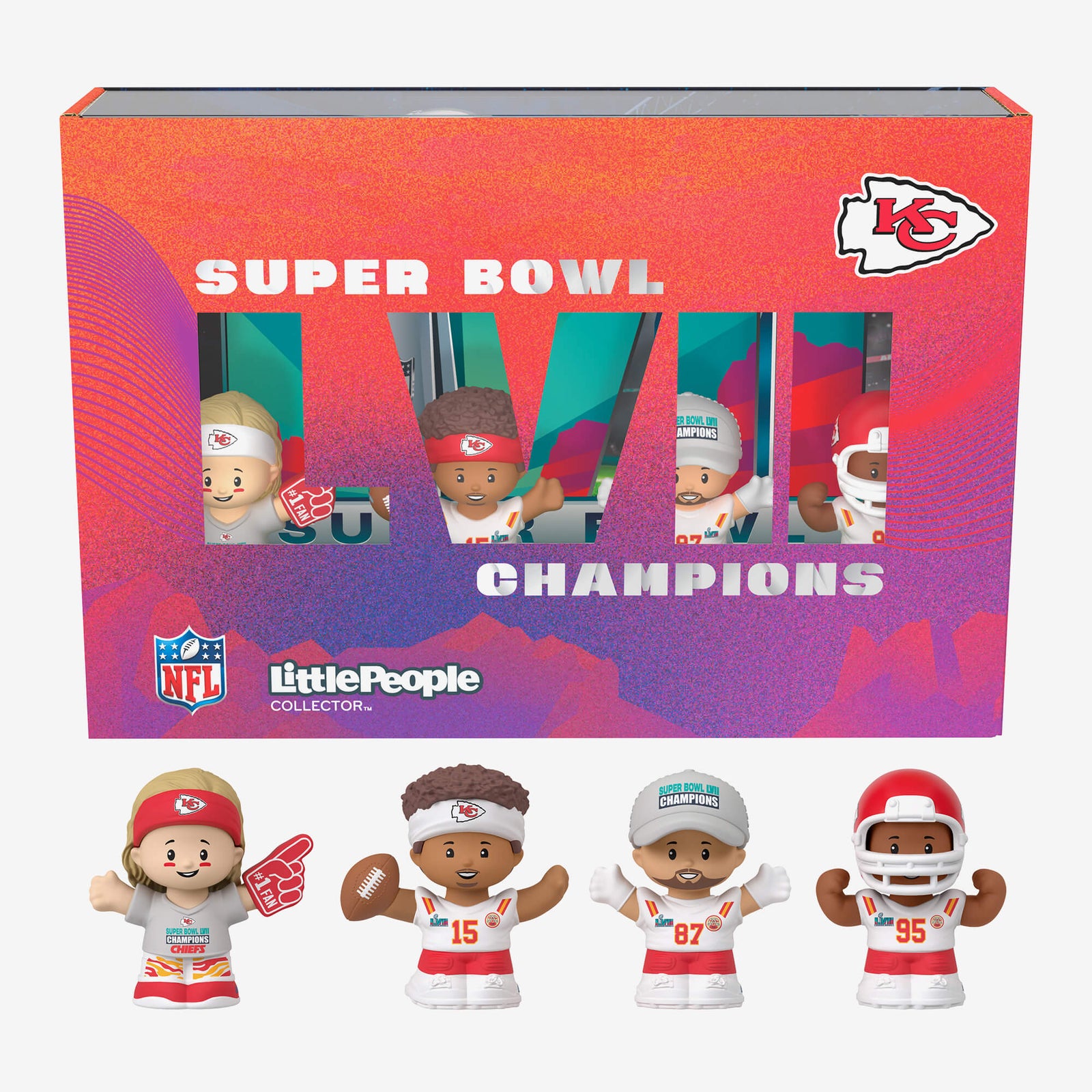 Little People Collector Super Bowl LVII Champions Set Kansas City Chiefs