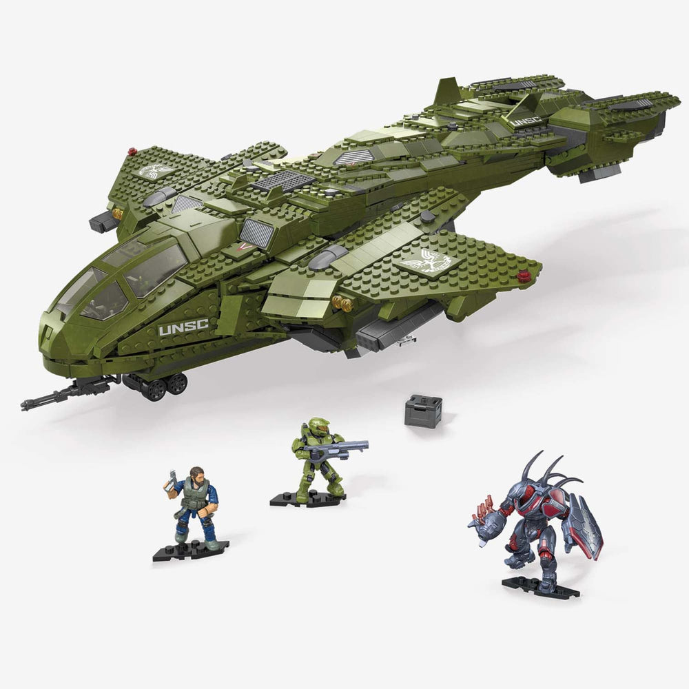MEGA Halo Pelican Inbound Aircraft Building Set