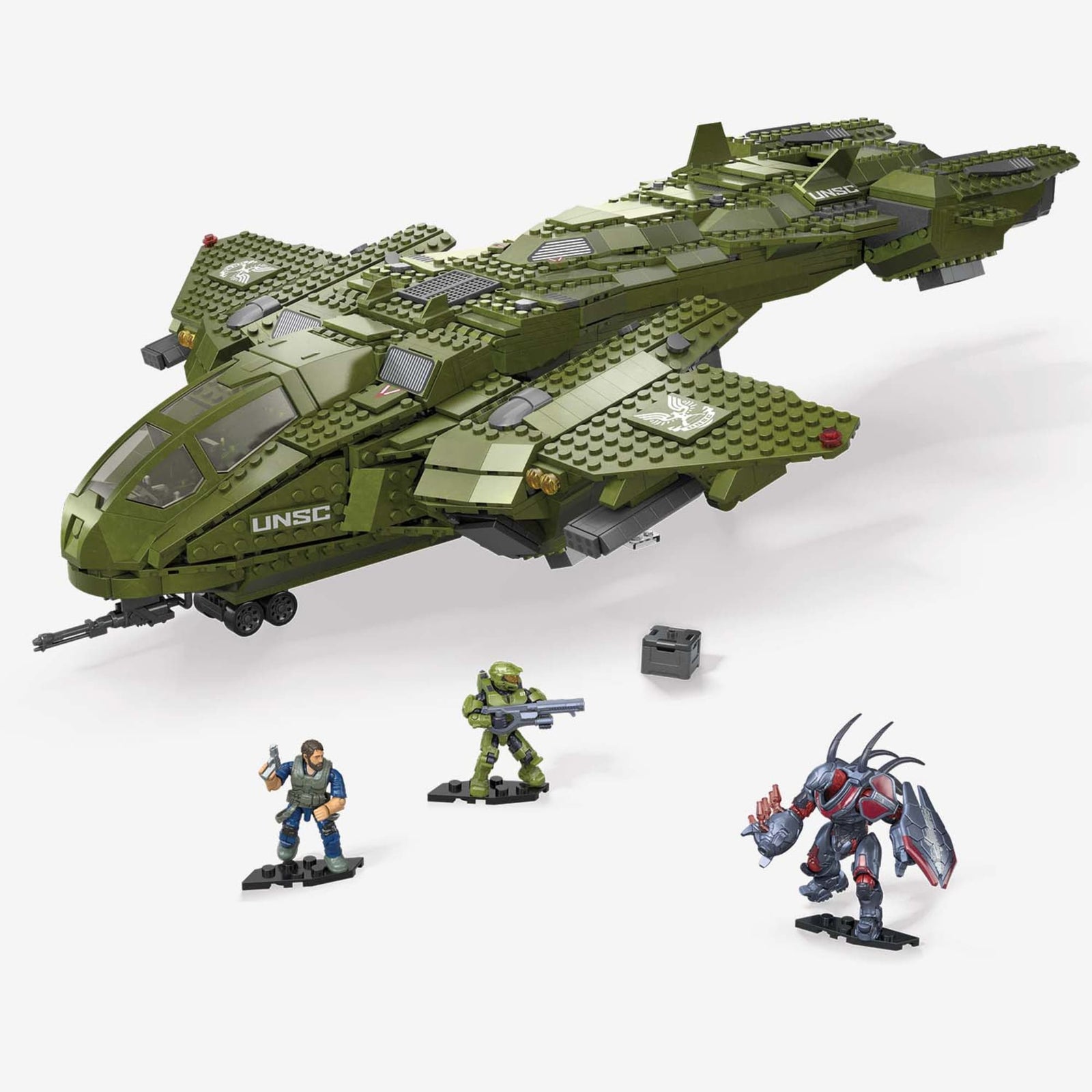 MEGA Halo Pelican Inbound Aircraft Building Set