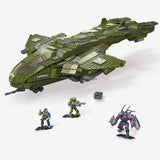 MEGA Halo Pelican Inbound Aircraft Building Set