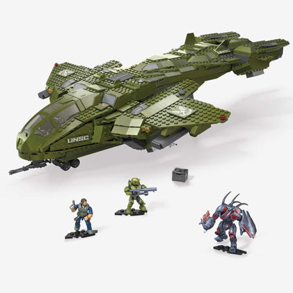 MEGA Halo Pelican Inbound Aircraft Building Set