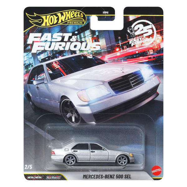 Hot Wheels Premium Fast & Furious Mercedes-Benz 500 SEL – Mattel